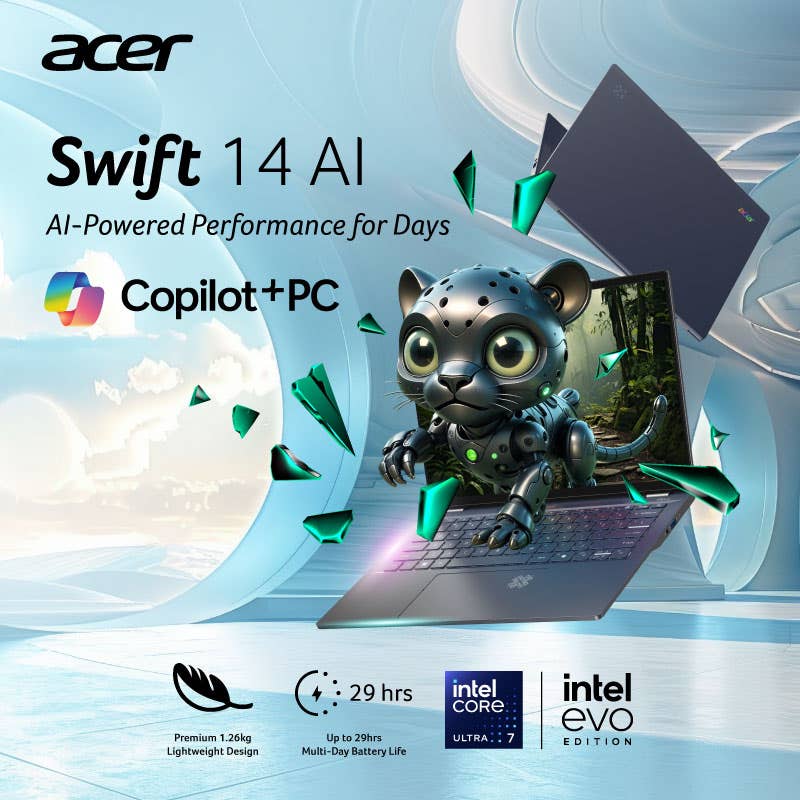 Shop Copilot+ PCs - Laptops | Acer Singapore Official Store