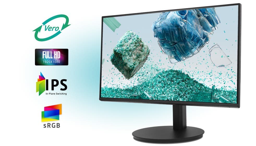 Acer VERO 27インチ フルHD IPS 非光沢 エルゴスタンド 120Hz 1ms(VRB