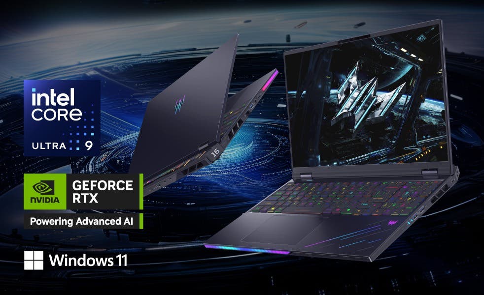 Acer Predator Helios 16 AI Core Ultra 9 275HX RTX 5070 Ti 32GB